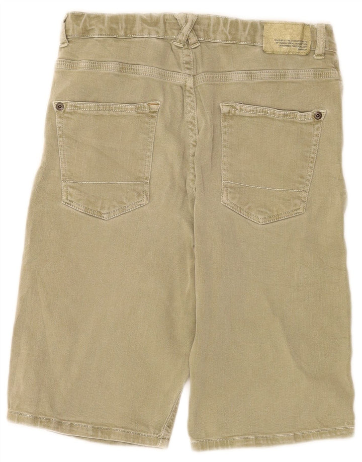 Pantaloni scurți din denim pentru băieți Zara 13-14 ani W28 kaki