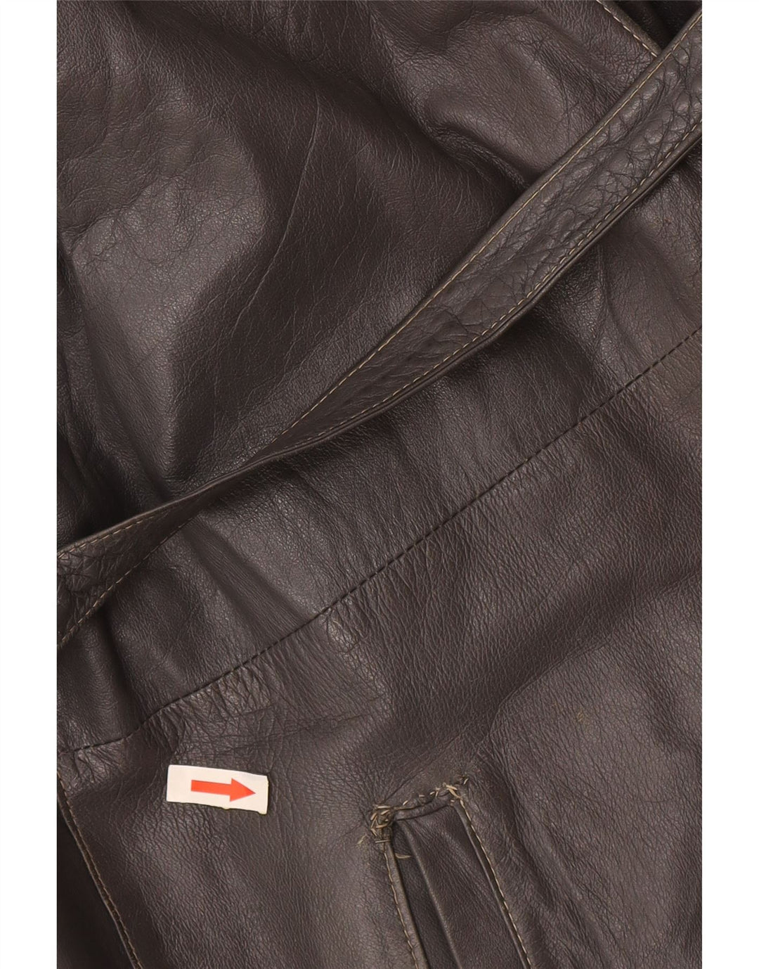 Jachetă de piele vintage pentru femei UK 16 mare, gri