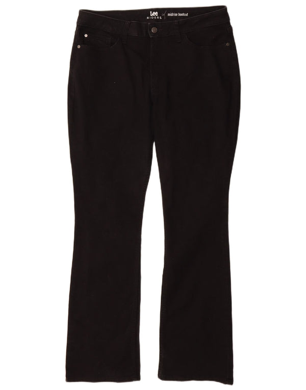 Blugi Lee pentru femei cu talie mijlocie, cu talie medie US 16 2XL W36 L32, bumbac negru