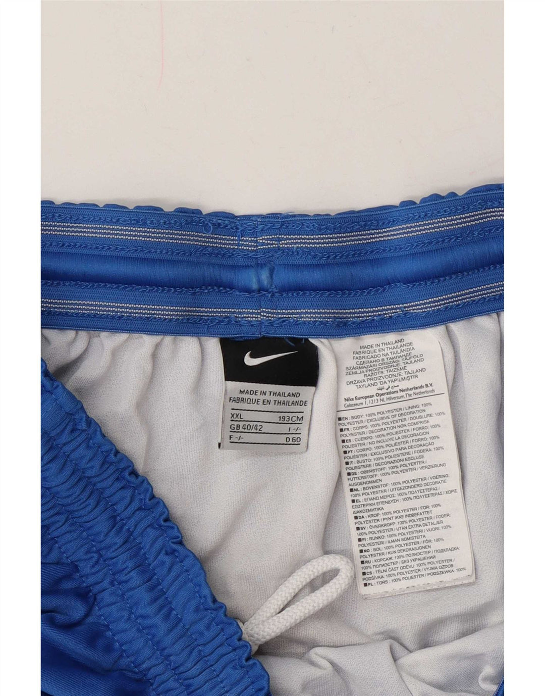 Pantaloni scurți sport Nike pentru bărbați 2XL, poliester albastru