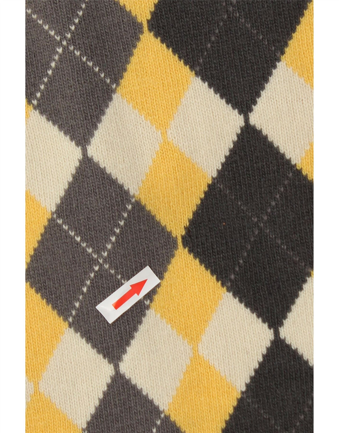 Pulover pentru bărbați Tom Tailor cu gât crew pulover mare galben Argyle/lână diamant