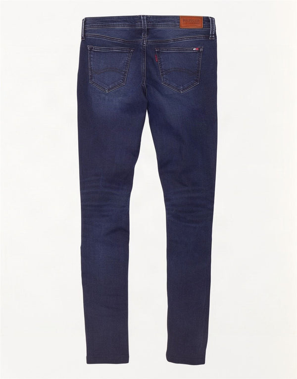 Blugi skinny pentru femei cu talie joasă Tommy Hilfiger W28 L34 bleumarin