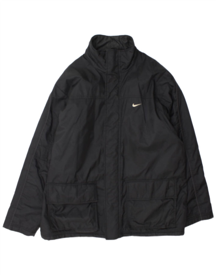 Jachetă de vânt pentru bărbați Nike UK 45/47 XL, nailon negru