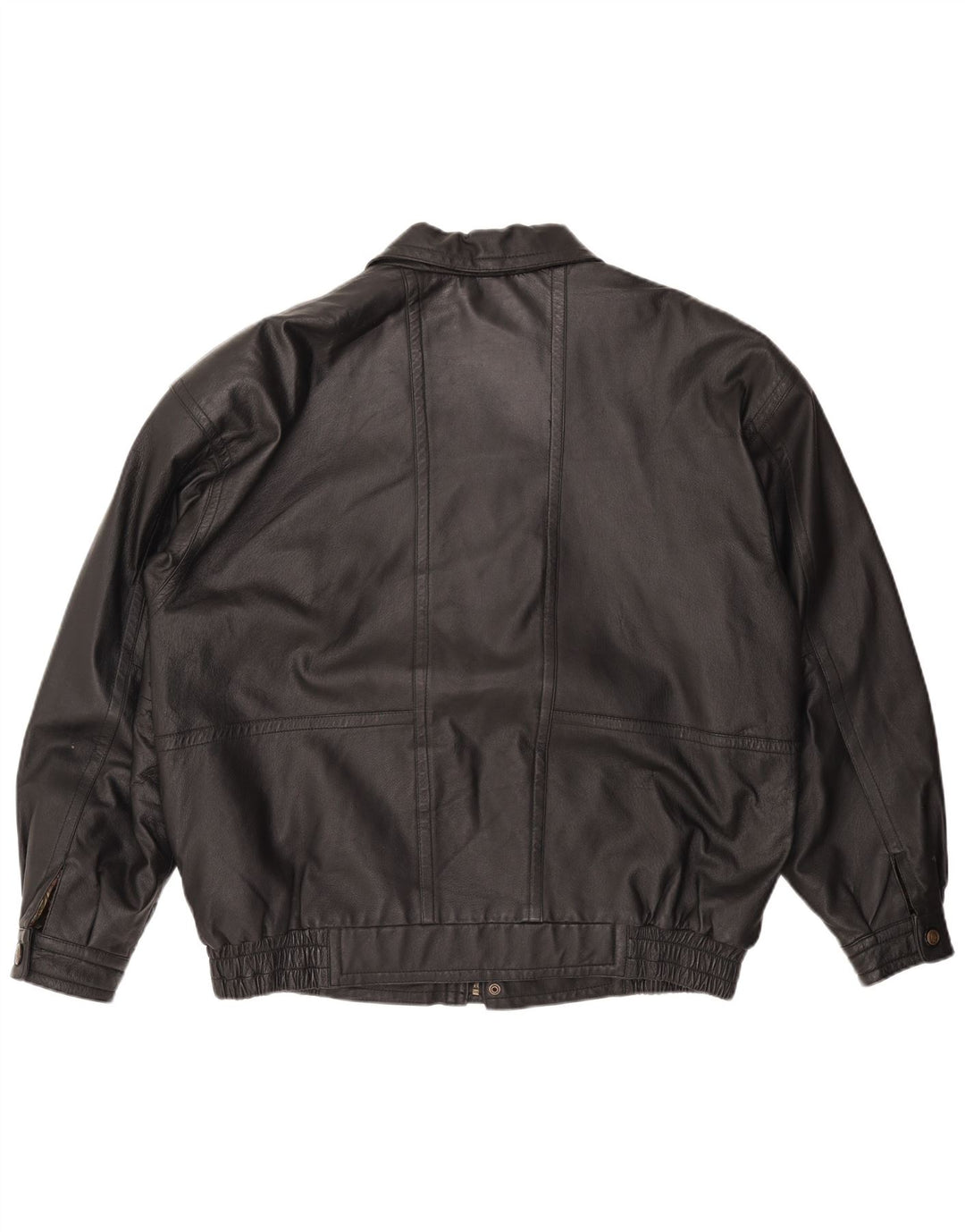 Jachetă de piele pentru bărbați CANDA UK 44 2XL Piele neagră