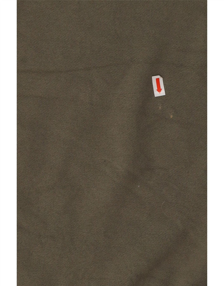 FAT FACE Pulover supradimensionat pentru femei UK 16 Bumbac kaki mare