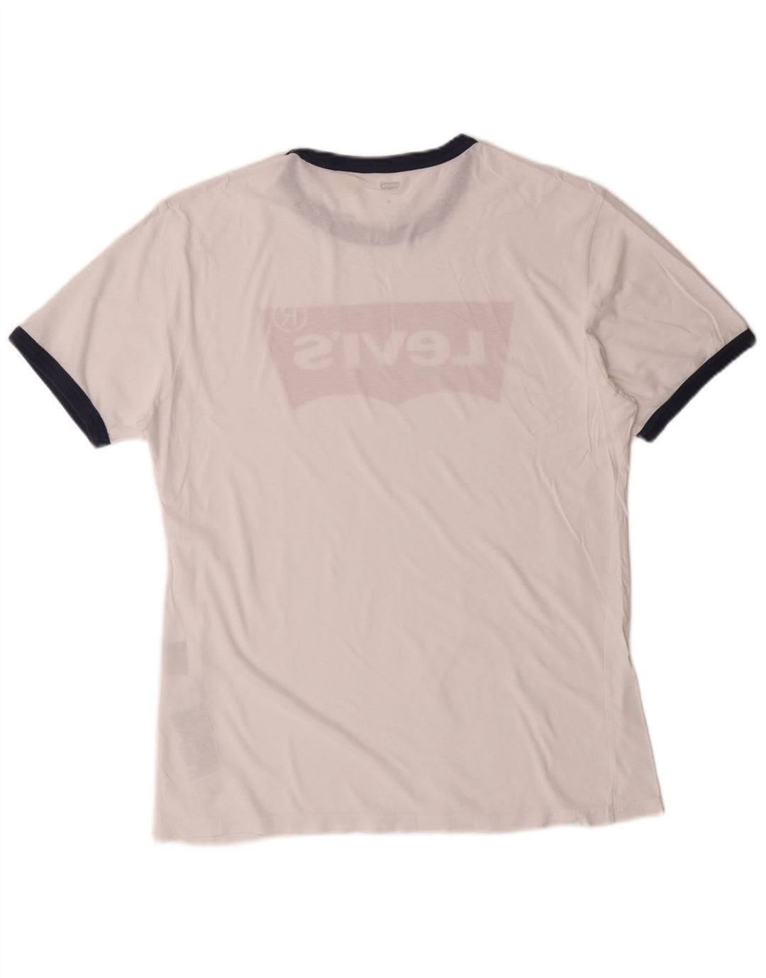 Tricou grafic LEVI'S pentru bărbați Top mediu alb din bumbac clasic