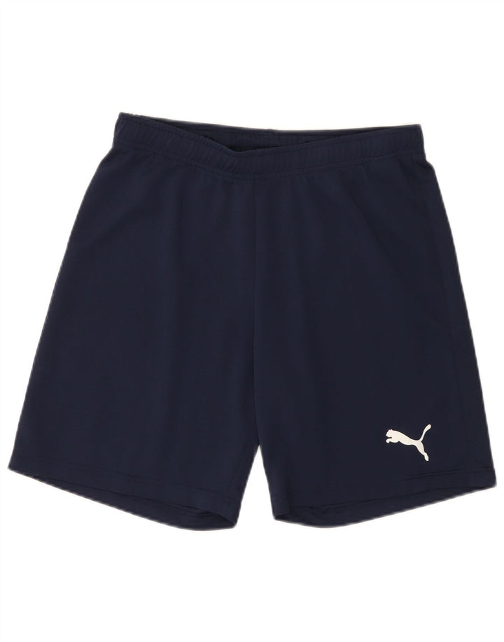 Pantaloni scurți sport Puma pentru bărbați, poliester, albastru, mediu