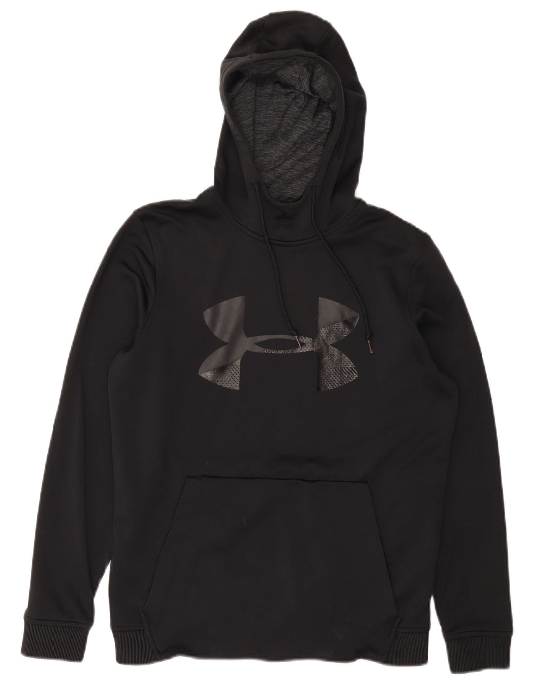 Pulover Under Armour Cold Gear Graphic pentru bărbați, poliester mic, negru