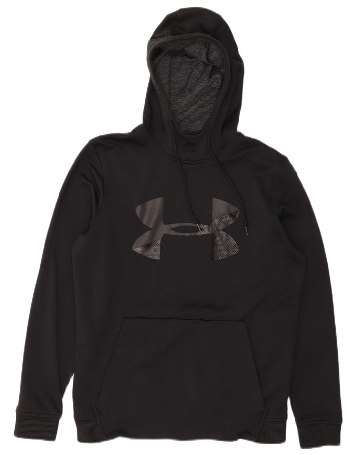 Pulover Under Armour Cold Gear Graphic pentru bărbați, poliester mic, negru