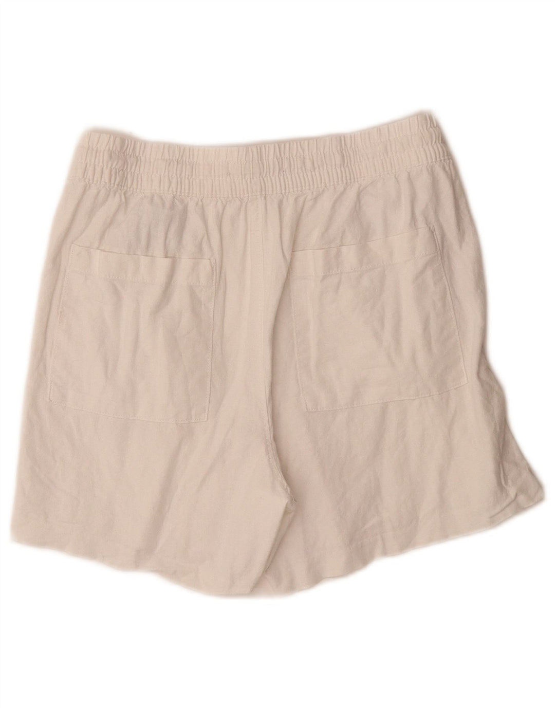 Pantaloni scurti chino pentru femei Marks & Spencer UK 10 Small W28 White Linen