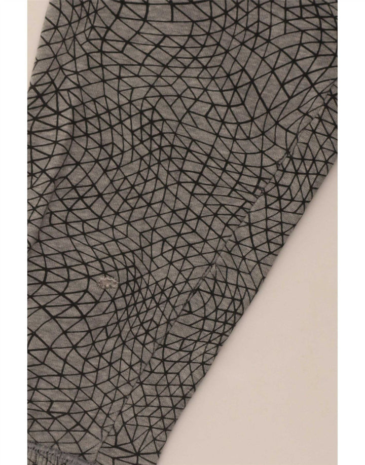 Pulover Under Armour pentru bărbați, cu fermoar, mare, gri geometric