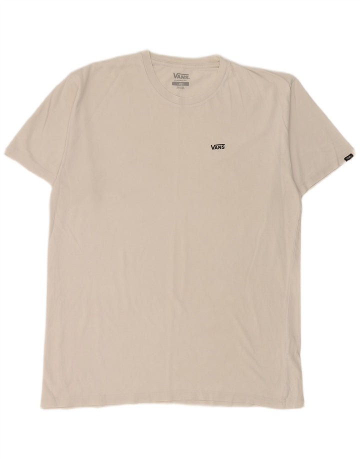 Tricou Vans Classic Fit pentru bărbați Top mare din bumbac alb