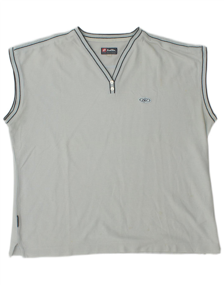 Tricou pentru femei Lotto Top UK 16 Large Blue Bumbac