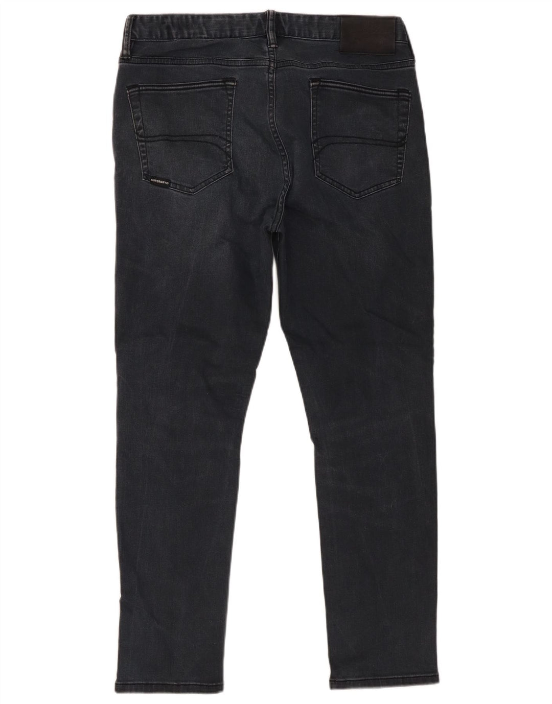 Blugi slim pentru bărbați Superdry W34 L27 bumbac negru