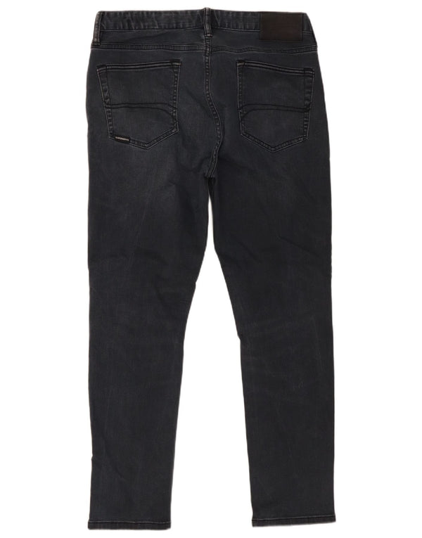 Blugi slim pentru bărbați Superdry W34 L27 bumbac negru