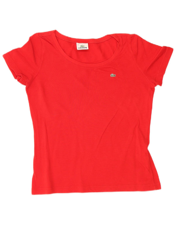 Tricou pentru femei LACOSTE Top Marimea 36 Bumbac rosu mic