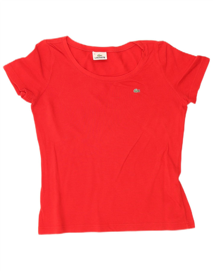 Tricou pentru femei LACOSTE Top Marimea 36 Bumbac rosu mic