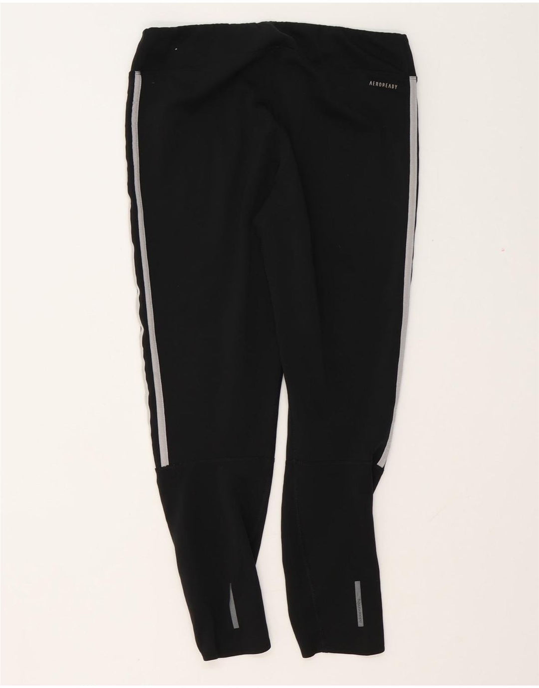 Leggings ADIDAS Aeroready Crop pentru femei UK 12 Poliester mediu negru