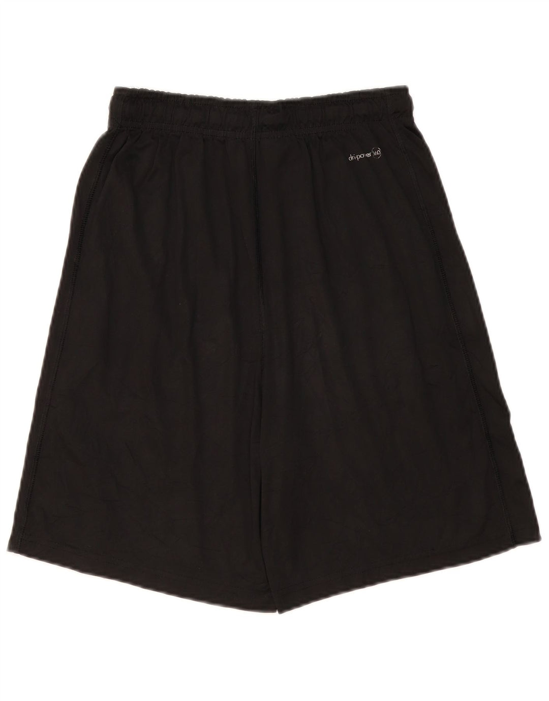 RUSSELL ATHLETIC Pantaloni scurți sport Dri-Power pentru bărbați, poliester negru mic