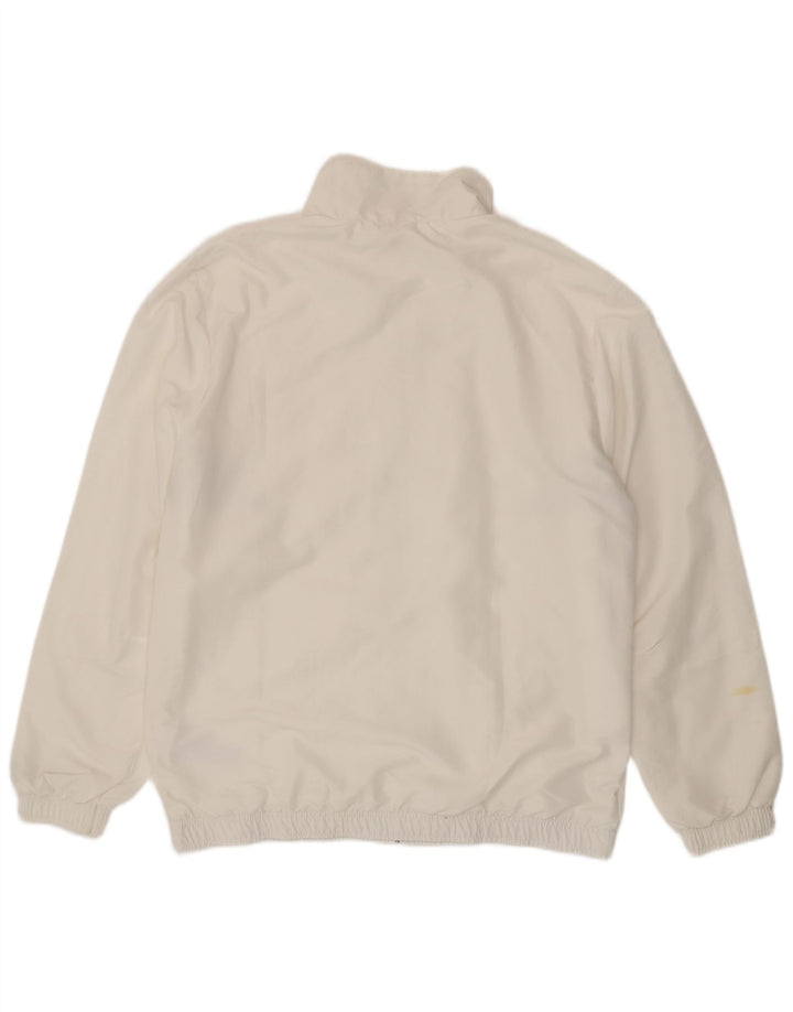 Jachetă de top pentru trening grafic Puma pentru femei, mare, alb, din poliester color bloc