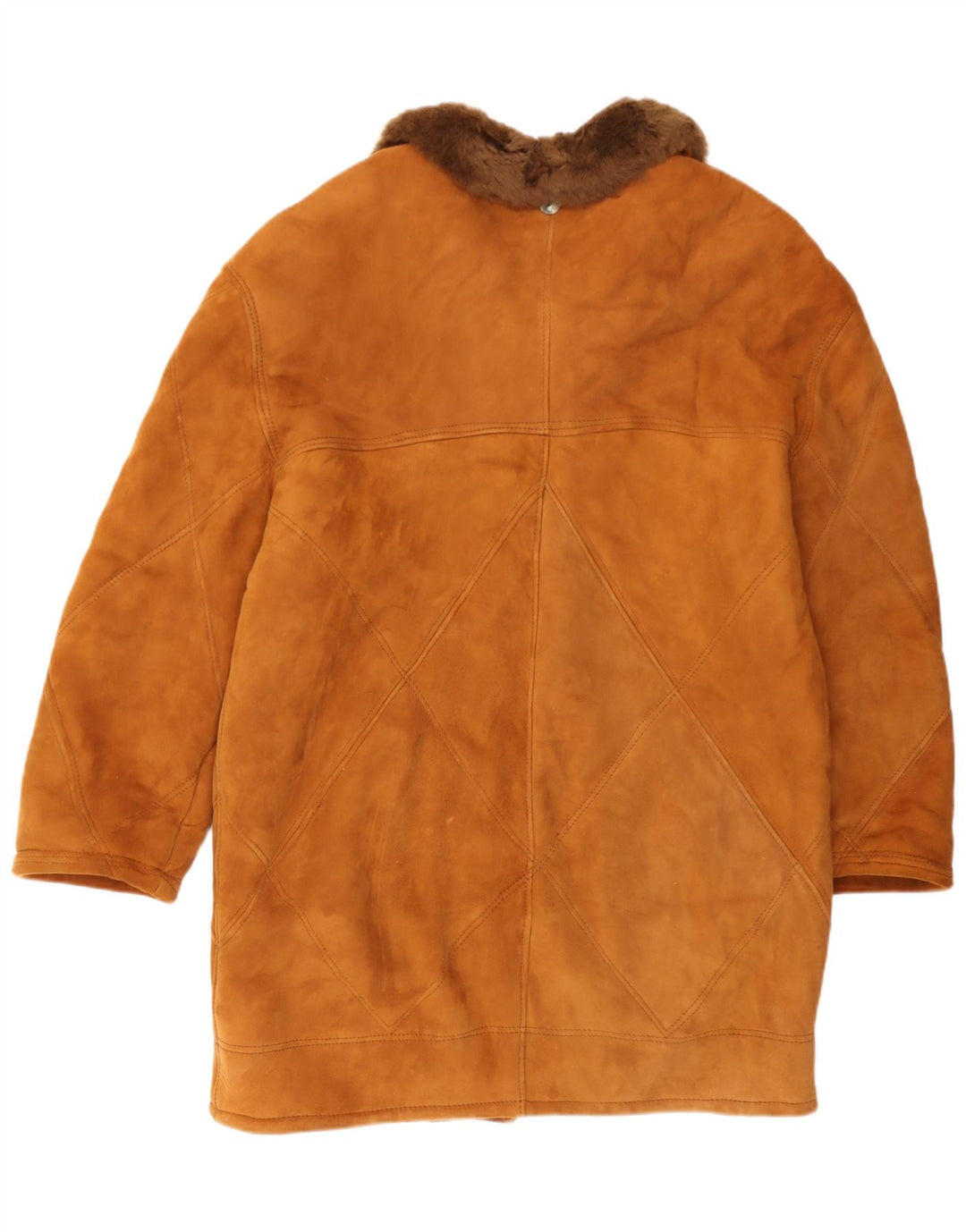 Jachetă din shearling pentru bărbați Marpel UK 36, maro, din shearling