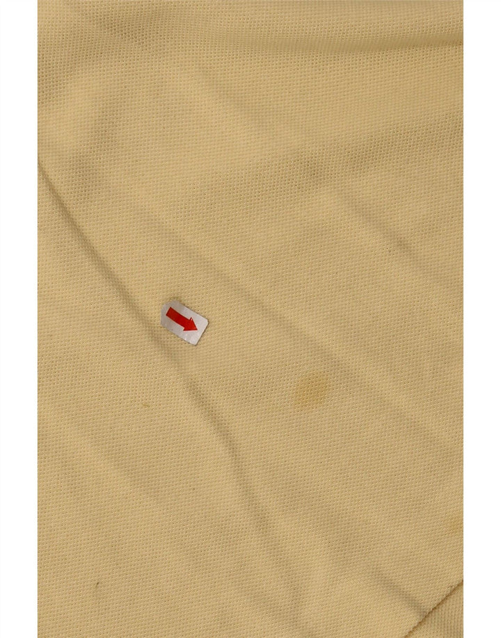 Tricou polo pentru bărbați LACOSTE Mărimea 6 XL Bumbac galben