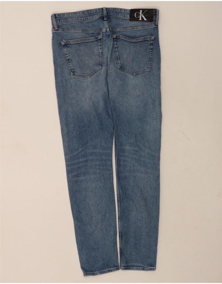 Blugi slim pentru bărbați Calvin Klein W31 L32 Bumbac albastru