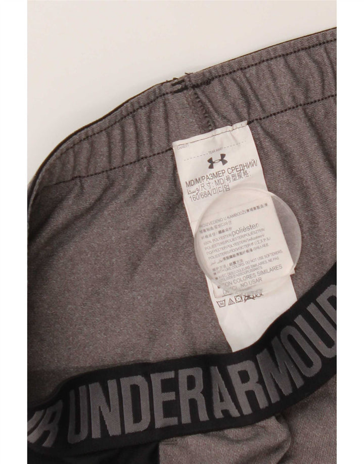 Pantaloni scurți sport grafic Under Armour pentru femei UK 14 Medium Gri Colorblock