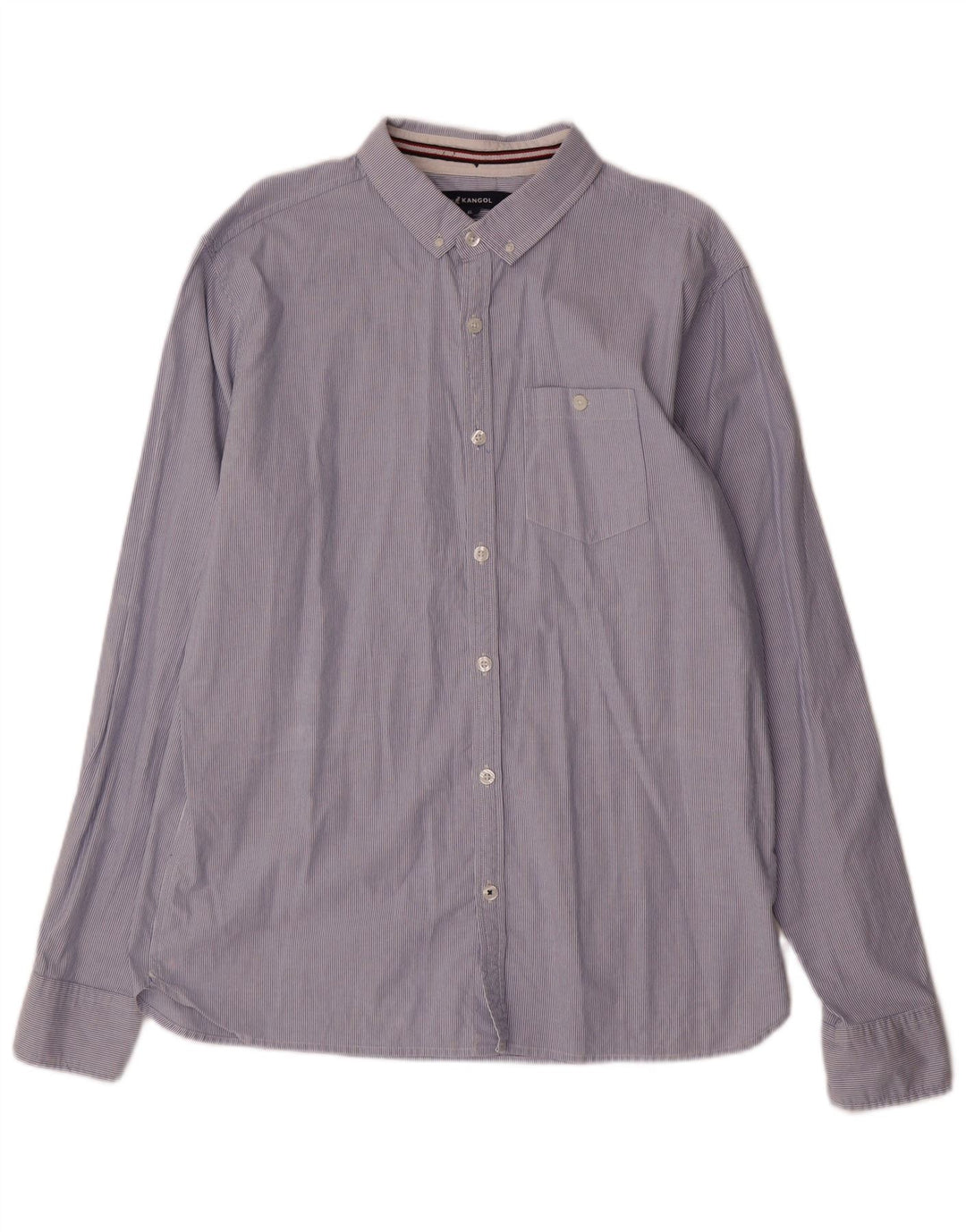 Cămașă pentru bărbați KANGOL, bumbac cu dungi XL, albastru