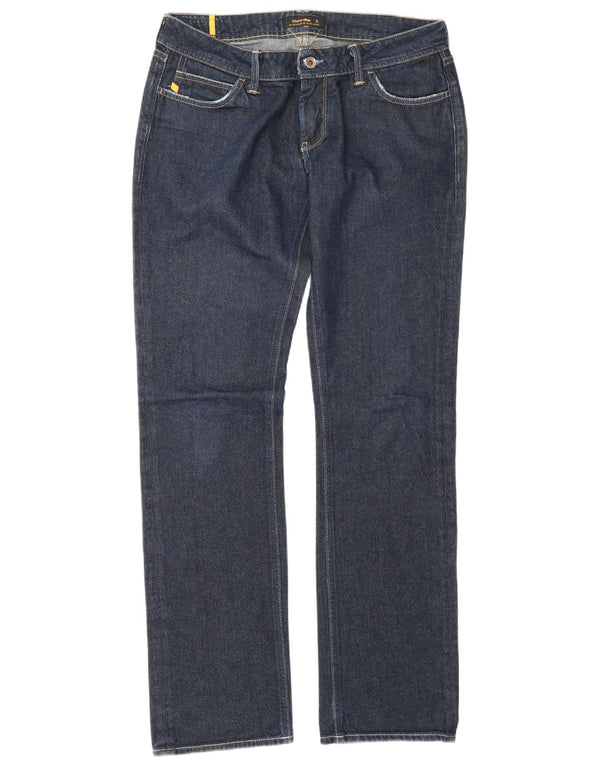 Meltin' Pot Blugi drepte pentru femei cu talie joasă W32 L34 Albastru