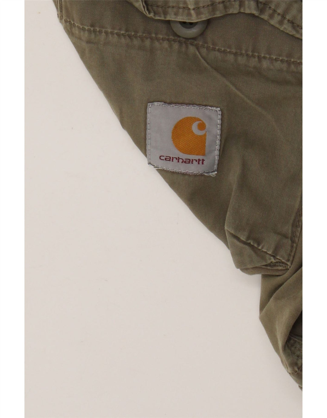 Pantaloni scurți cargo pentru bărbați CARHARTT W30, bumbac mediu kaki