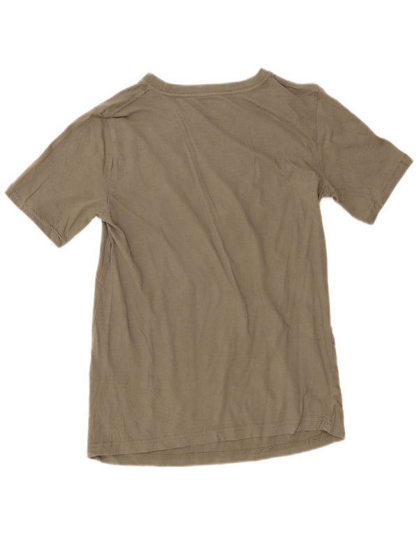 Tricou grafic Hurley Boys Top 12-13 ani mare bumbac kaki