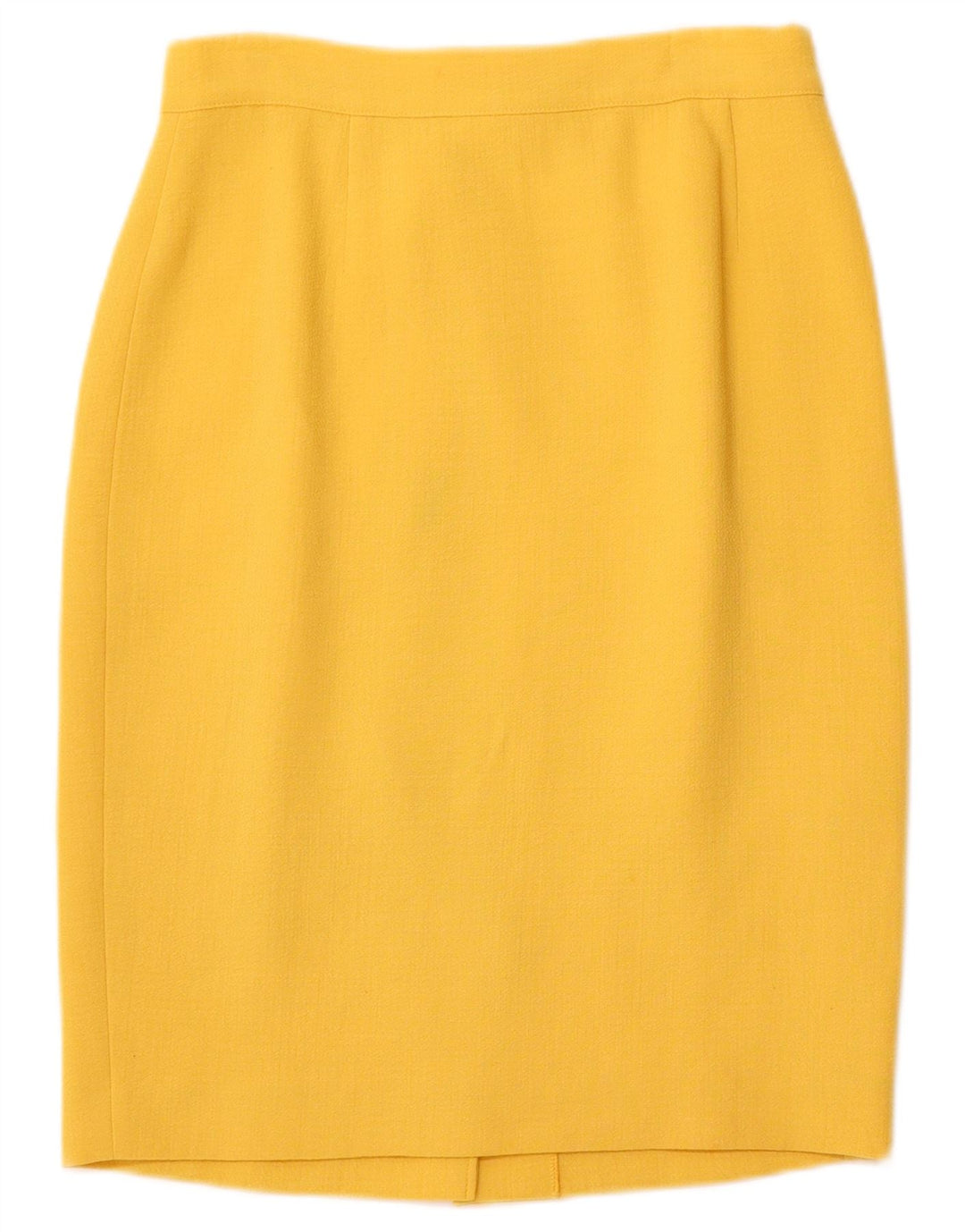 Set fuste 2 piese pentru femei VINTAGE 4 nasturi IT 44 Medium W26 Lână galbenă