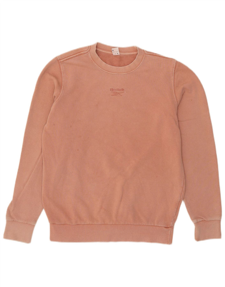 Hanorac pentru bărbați Reebok Jumper mic, roz, bumbac