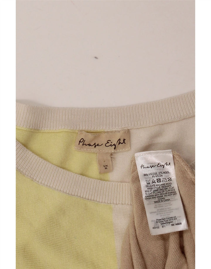 PHASE EIGHT Pulover pentru femei cu gâtul cu barca UK 14 Medium Multicolor