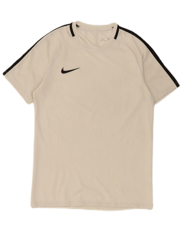 Tricou pentru bărbați Nike Dri Fit Top Mediu Alb