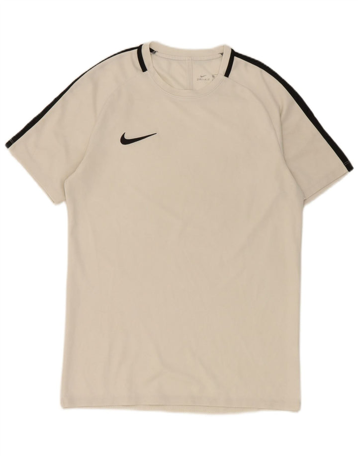 Tricou pentru bărbați Nike Dri Fit Top Mediu Alb