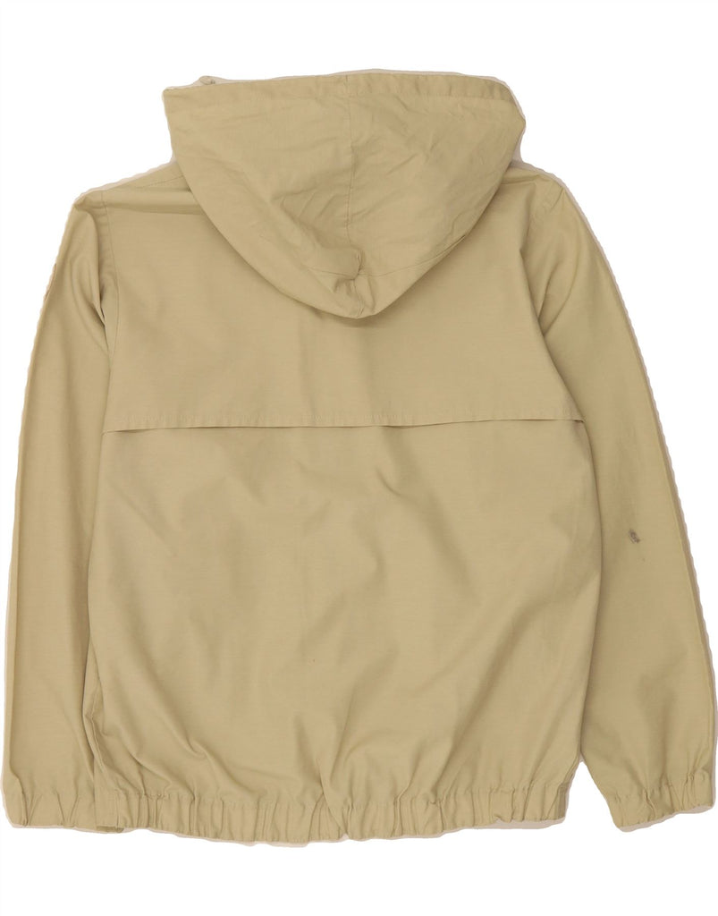 FJALL RAVEN Womens Hooded Bomber Jacket EU 40 Medium Beige Cotton Vintage Fjall Raven and Second-Hand Fjall Raven from Messina Hembry 