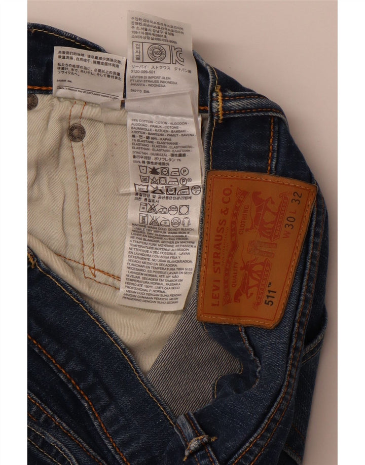 Blugi 511 Slim pentru femei LEVI'S L30 L32 Bumbac albastru