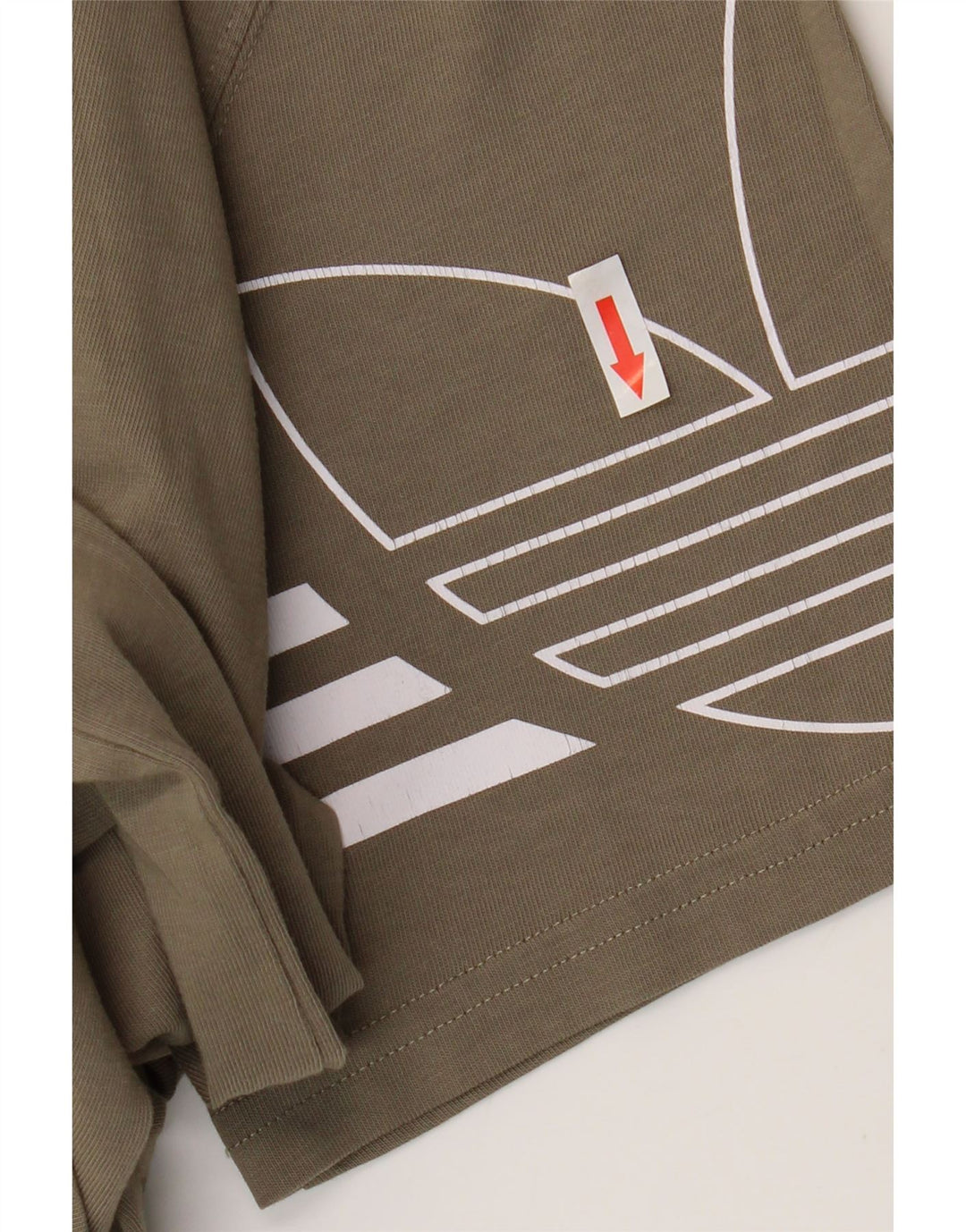 Tricou grafic pentru bărbați Adidas Top Mediu Kaki Bumbac