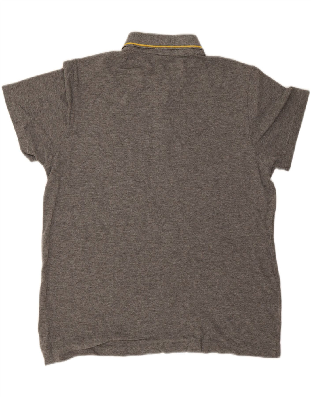 Tricou polo Puma pentru bărbați, bumbac cu dungi gri, mare