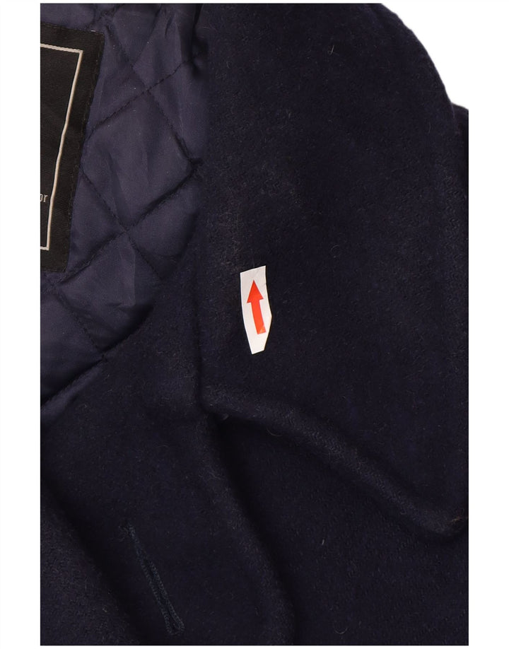 Palton supradimensionat pentru femei Alpha Industries UK 10 Lână mică, albastru bleumarin