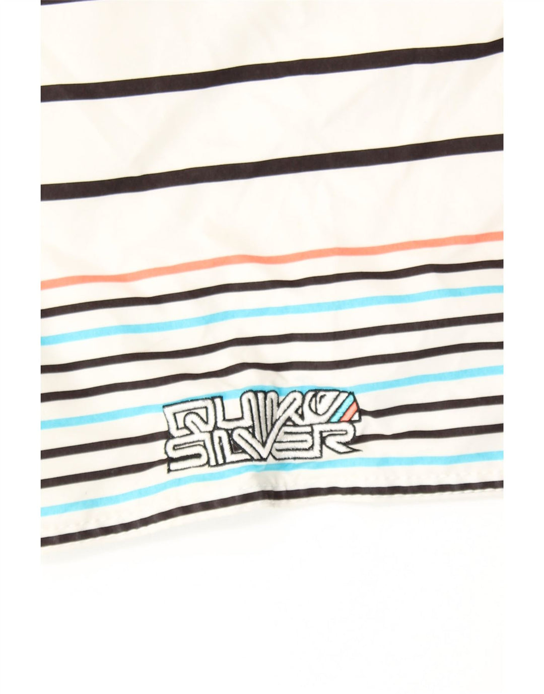 Pantaloni scurți de înot QUIKSILVER pentru bărbați cu dungi albe medii