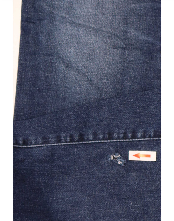Guess Blugi drepte sexy pentru femei W26 L32 poliester albastru