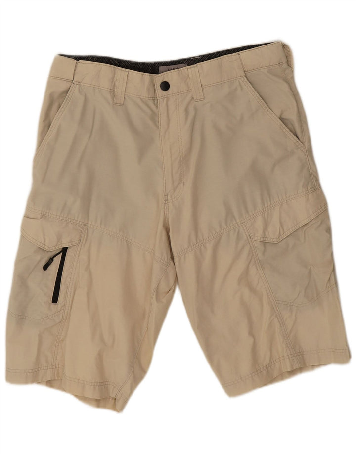 Pantaloni scurți cargo pentru bărbați Marks & Spencer W32, bumbac mediu bej