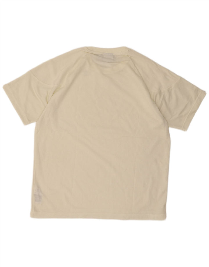 Tricou pentru bărbați Adidas Top mediu din bumbac alb
