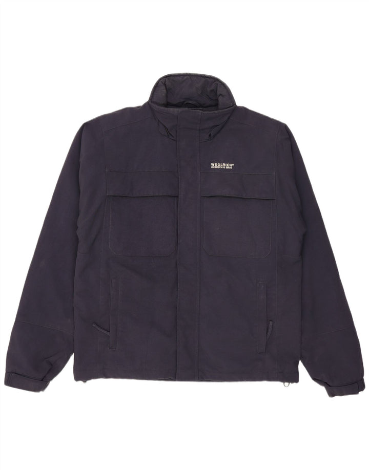 Jachetă Windbreaker pentru bărbați Woolrich UK 36 Small Bleumarin