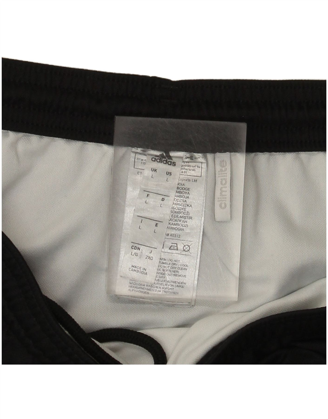 Pantaloni scurți sport pentru bărbați Adidas Climalite, mari, negru, poliester