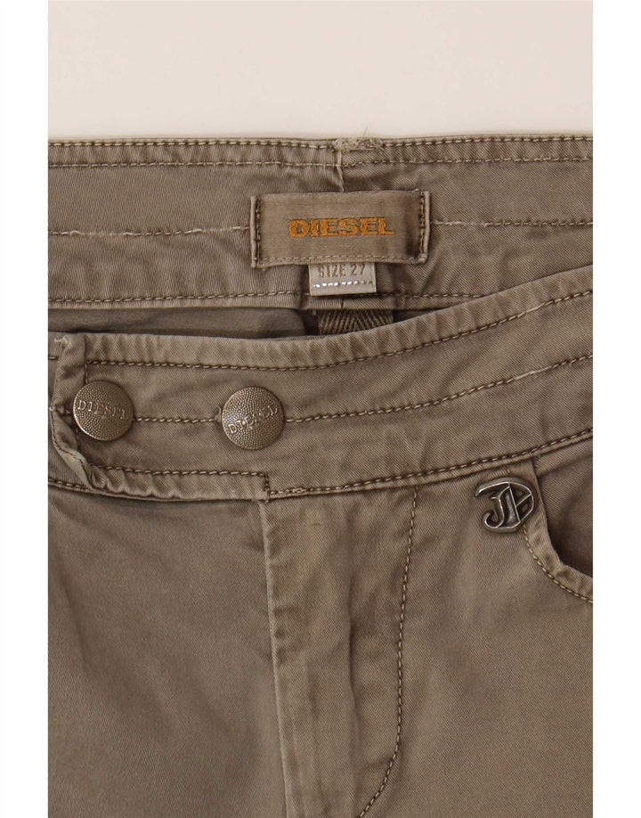 Pantaloni casual slim pentru femei Diesel W27 L30 gri