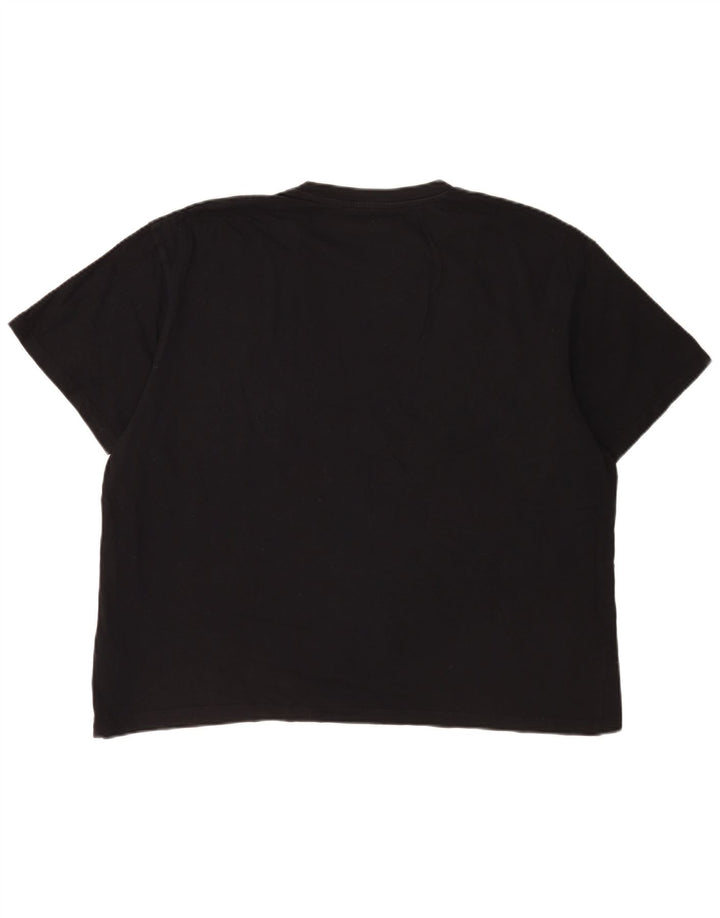 Tricou pentru bărbați Wrangler Top mare din bumbac negru